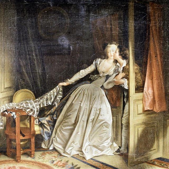 Que devient l'amour lorsque les portes des chambres à coucher se referment et que le "devoir conjugal" doit être accompli? Image: "Le Baiser à la dérobée", par Jean-Honoré Fragonard (1732-1806). [AFP - ©Collection Roger-Viollet]