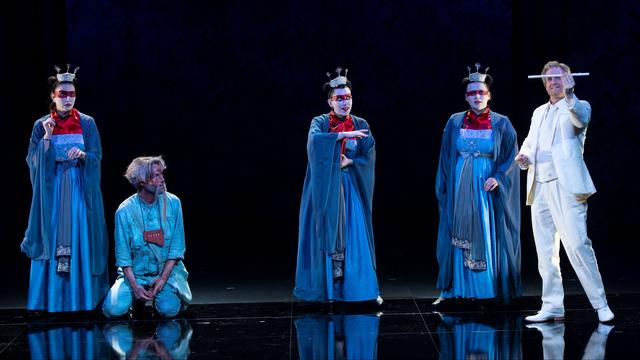 "Die Zauberflöte" de Mozart présentée à l'Opéra de Lausanne dans une mise en scène d'Eric Vigié. [Opéra de Lausanne - Jean Guy Python]