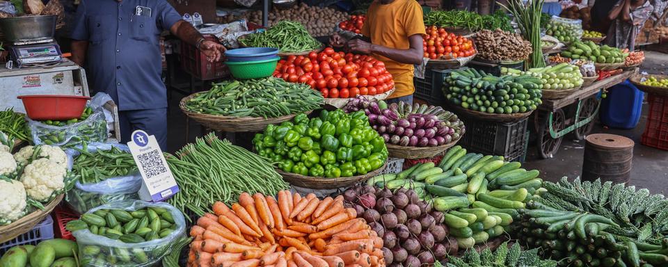 Les prix alimentaires augmentent partout dans le monde, selon la FAO. [Keystone - Divyakant Solanki]