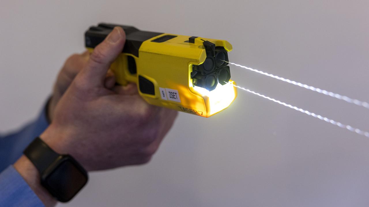 Bilan intermédiaire de l'utilisation du taser par la police vaudoise. [KEYSTONE - HELMUT FRICKE]