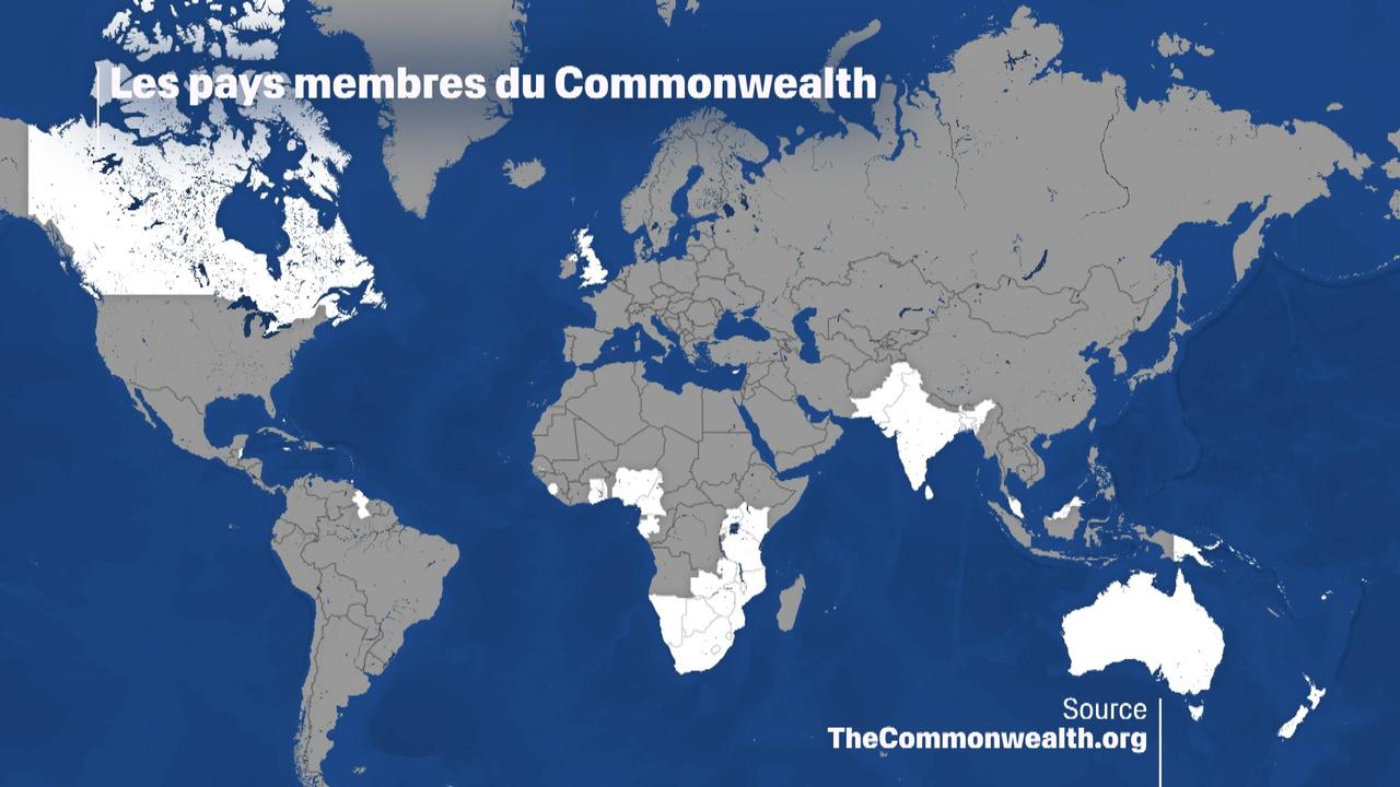 Les pays membres du Commonwealth.