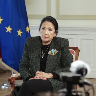 La présidente pro-européenne de Géorgie Salomé Zourabichvili. [Administration de la présidence de Géorgie]