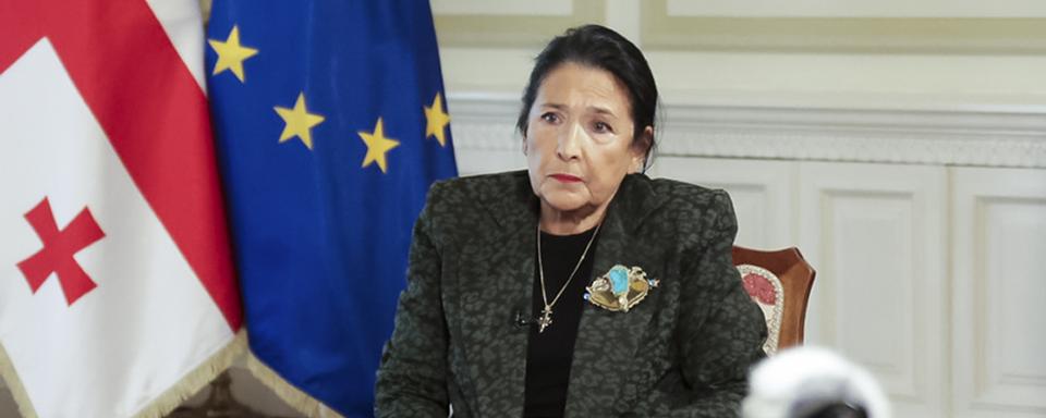 La présidente pro-européenne de Géorgie Salomé Zourabichvili. [Administration de la présidence de Géorgie]