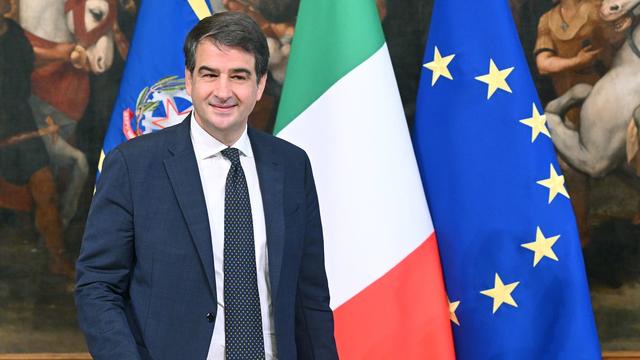 Le ministre italien pour les affaires européennes, Raffaele Fitto. [Keystone - Ettore Ferrari]