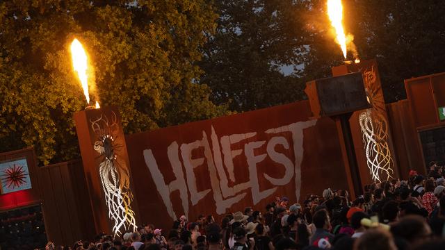 En France, à Clisson se tient le Hellfest, festival de metal. [Hans Lucas via AFP - ESTELLE RUIZ]