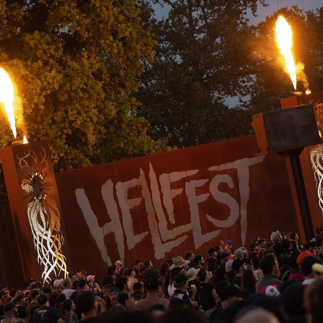 En France, à Clisson se tient le Hellfest, festival de metal. [Hans Lucas via AFP - ESTELLE RUIZ]