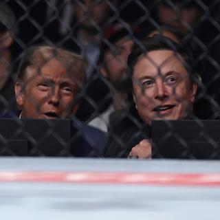 Elon Musk (D) est un des plus grand donateur de Donald Trump (G). [AP Photo / Keystone - Adam Hunger]