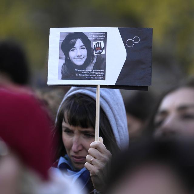 L’Italie attend la sentence au procès d'un féminicide qui a choqué le pays. [Keystone - AP Photo/Luca Bruno]