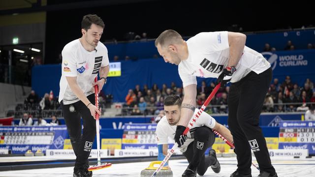 Les Suisses ont notamment battu la Suède, championne du monde en titre. [KEYSTONE - ENNIO LEANZA]