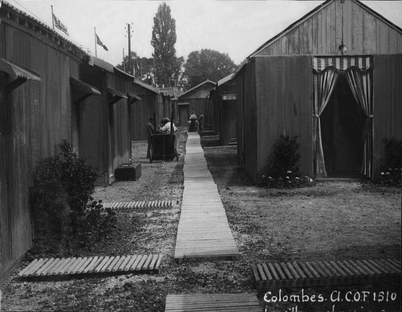 Le village olympique en 1924. [CNOSF via AFP - ARCHIVES CNOSF]