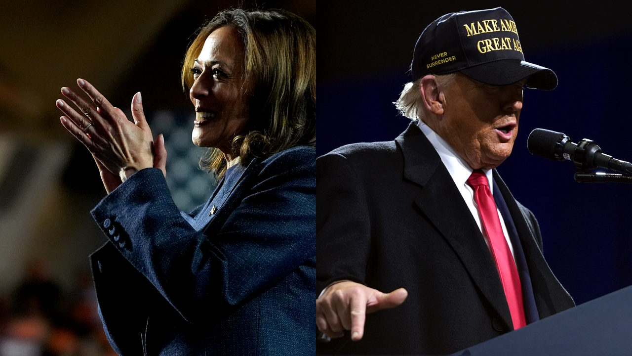 Kamala Harris et Donald Trump.