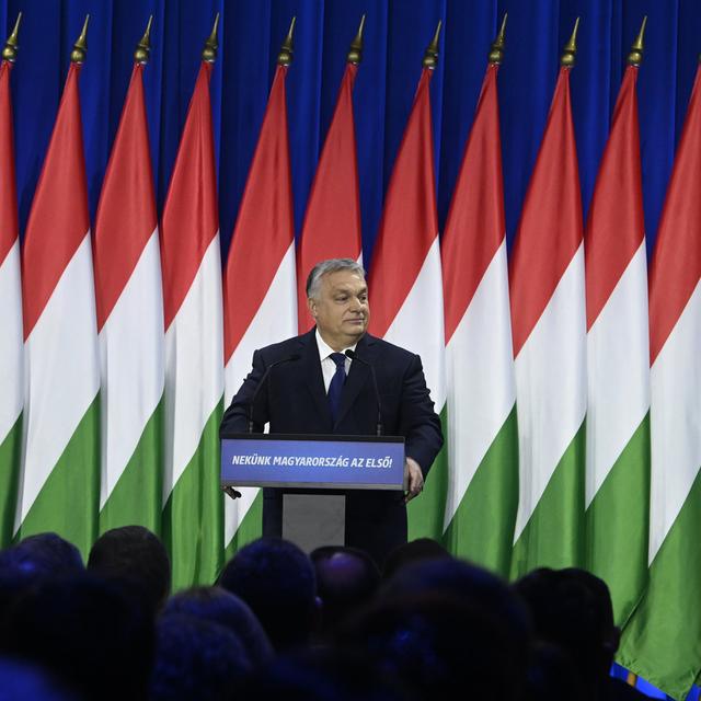 Le Premier ministre hongrois Viktor Orban. [Keystone - Szilard Koszticsak - MTI via AP]