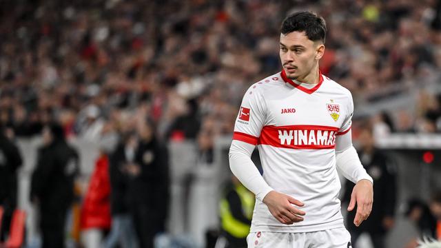 Fabian Rieder (Stuttgart) espère briller contre YB mercredi... s'il est aligné. [IMAGO/DeFodi Images]