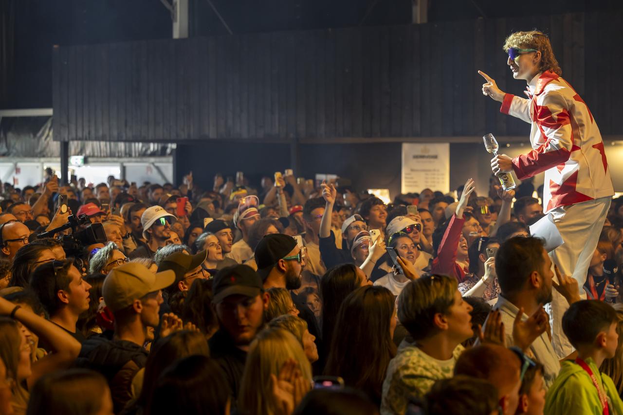 Un participant à la Swiss Mullet Cup. [KEYSTONE - SALVATORE DI NOLFI]