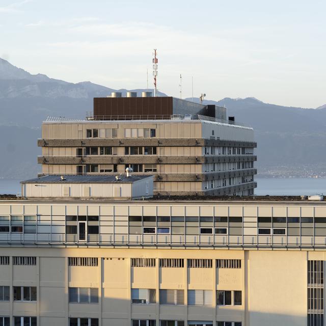 Le CHUV à Lausanne. [Keystone - Gaetan Bally]