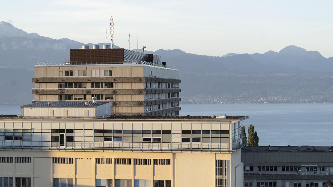 Le CHUV à Lausanne. [Keystone - Gaetan Bally]