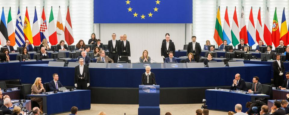 Le siège du Parlement européen à Strasbourg. [Reuters - Johanna Geron]