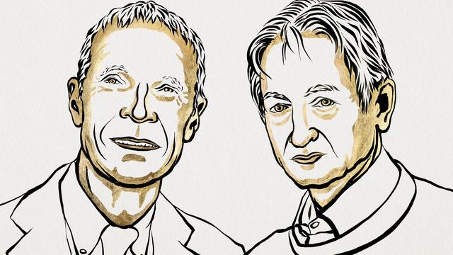 John Hopfield et Geoffrey Hinton ont décroché le Nobel de physique 2024. [Nobel Prize Outreach - Ill. Niklas Elmehed]