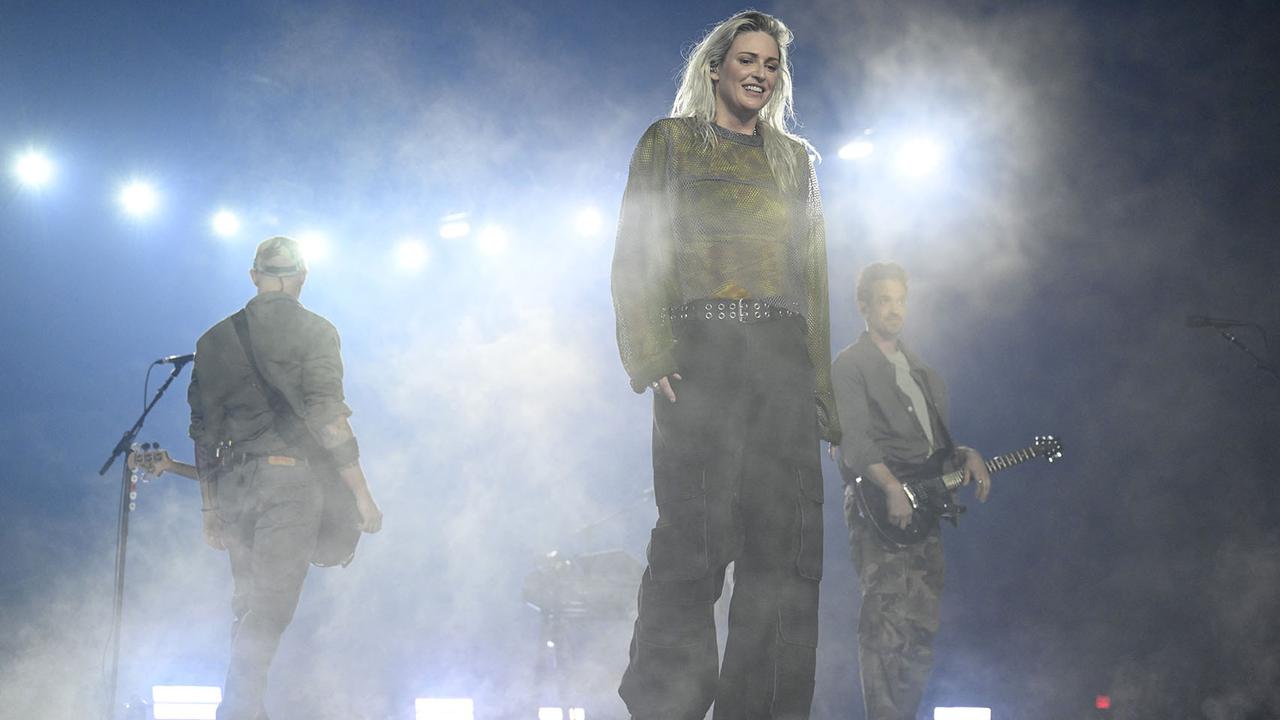 Avec sa nouvelle chanteuse Emily Armstrong, Linkin Park est de retour. [Getty Images via AFP - Timothy Norris]