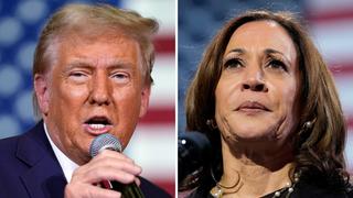 Le candidat républicain Donald Trump et la candidate démocrate Kamala Harris repartent sur le terrain lundi pour faire campagne, près d'une semaine avant la présidentielle américaine. [KEYSTONE]