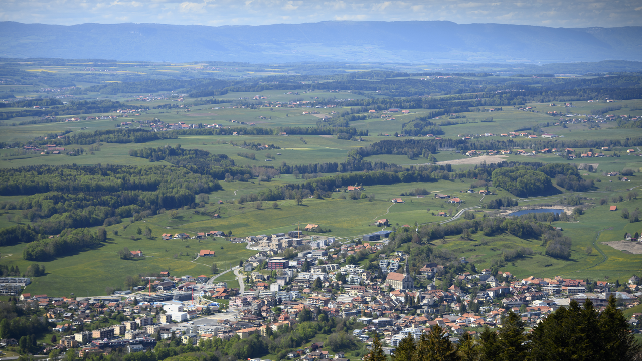 Le projet d'agglomération valdo-fribourgeoise Rivelac mis consultation. [KEYSTONE - LAURENT GILLIERON]