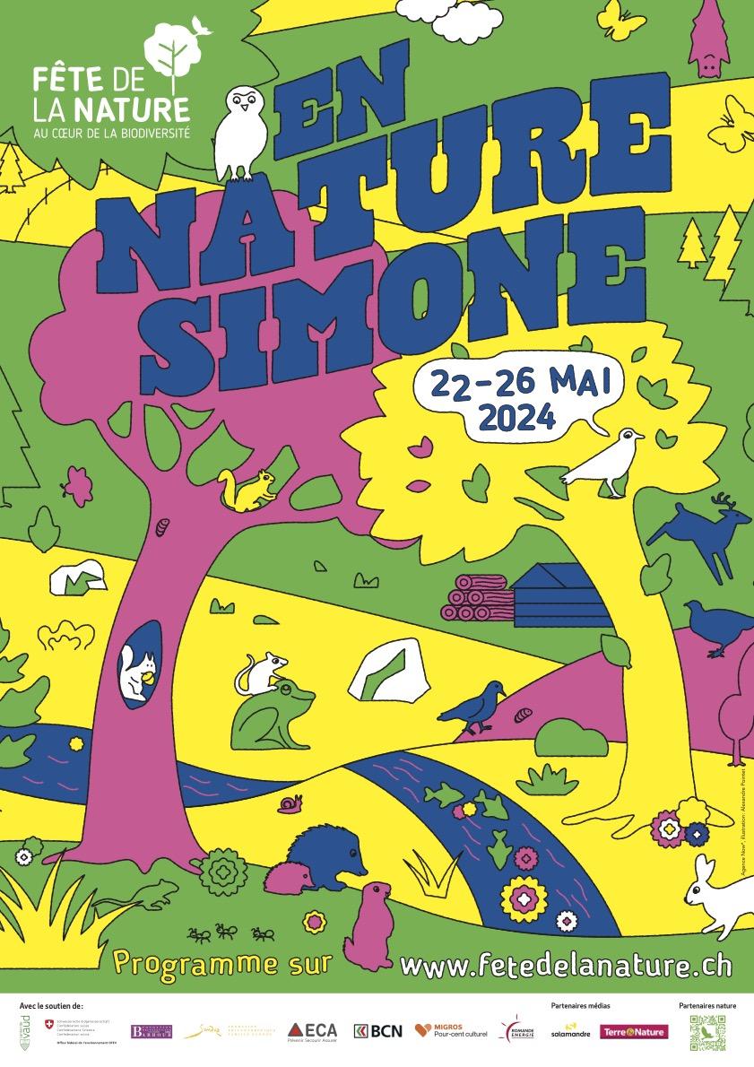 L'affiche de la 13ème édition de la Fête de la nature
