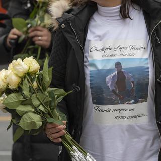 Suite du procès de l’homicide des Charmilles à Genève avec les témoignages des proches de la victime (photo prise le 27 janvier 2019). [KEYSTONE - Martial Trezzini]