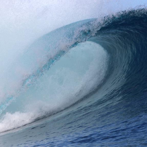 Une vague à Teahupo'o, Tahiti, en Polynésie française. [AFP - Geraint Tellem / Robert Harding RF / robertharding]