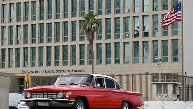 L'ambassade des Etats-Unis à Cuba. [AFP - YAMIL LAGE]