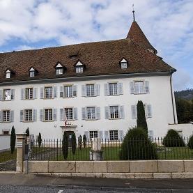 L'Hôtel du Parlement et du Gouvernement jurassien à Delémont. [Keystone]