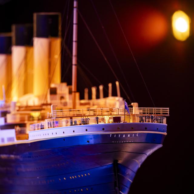 Une exposition multimédia retrace l'histoire du Titanic. [Keystone - Jean-Christophe Bott]