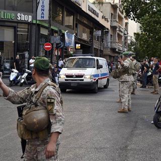 La Suisse est "profondément préoccupée" par les explosions survenues mardi au Liban. [Keystone]