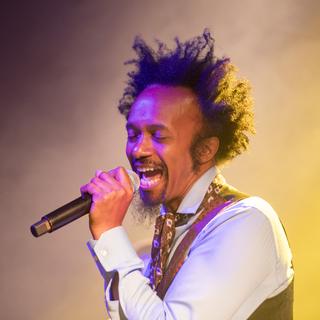 L'artiste de blues Fantastic Negrito à Lucerne en 2017. [Keystone - Urs Flueeler]