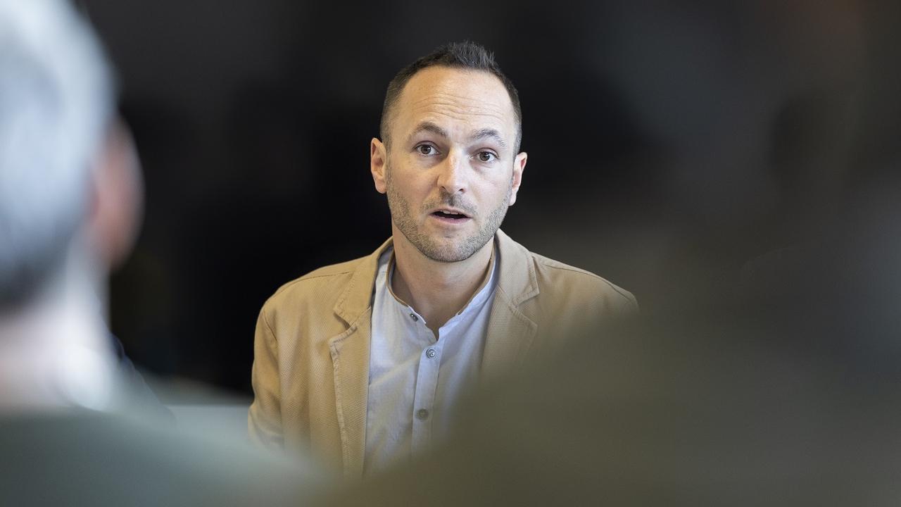 Mathias Reynard, chef du Departement de la santé, des affaires sociales et de la culture (DSSC) en Valais. [Keystone - Cyril Zingaro]