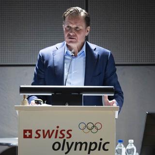 Urs Lehmann, président de SwissSki, annonce sa démission du conseil de la Fédération internationale de ski. [Keystone]
