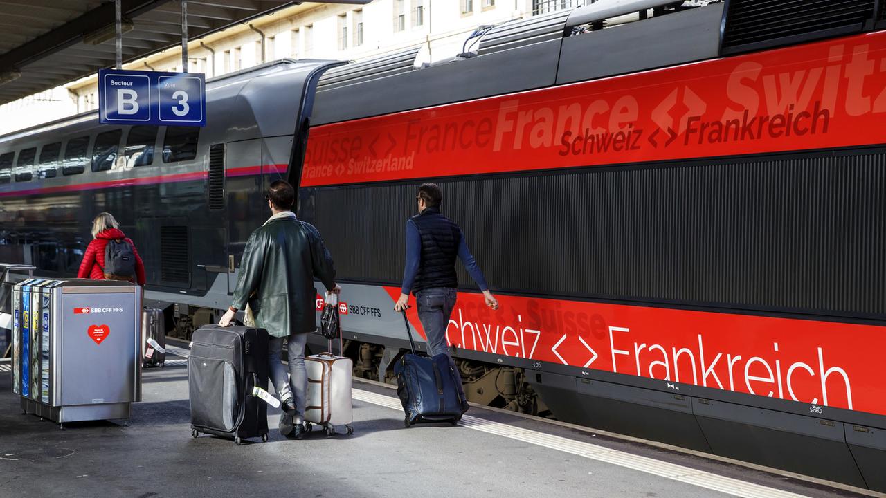 La ligne de TGV Lyria entre Paris et la Suisse fête ses 40 ans. [Keystone - Salvatore Di Nolfi]