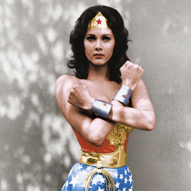 Lynda Carter dans la série "Wonder Woman". [ABC Television/Wikimedia Commons]