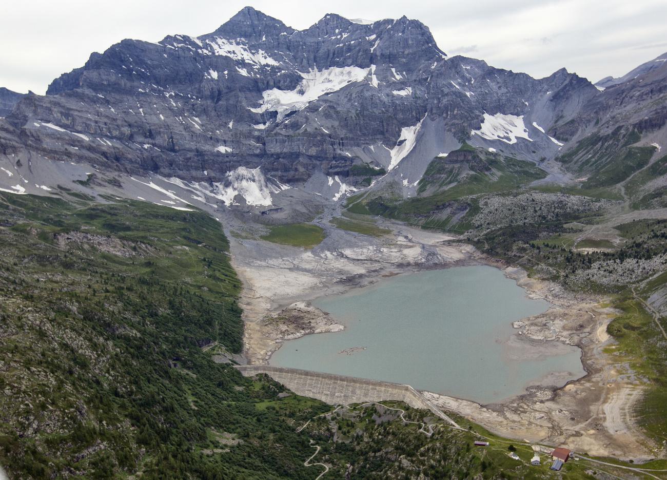 Le barrage de Salanfe, en Valais. [KEYSTONE - ALESSANDRO DELLA BELLA]