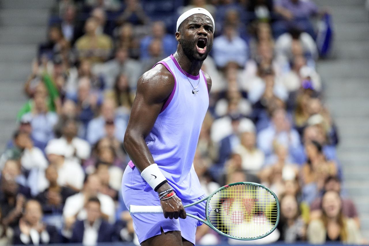 Frances Tiafoe disputera sa 2e demi-finale en Grand chelem. [KEYSTONE - EDUARDO MUNOZ ALVAREZ]