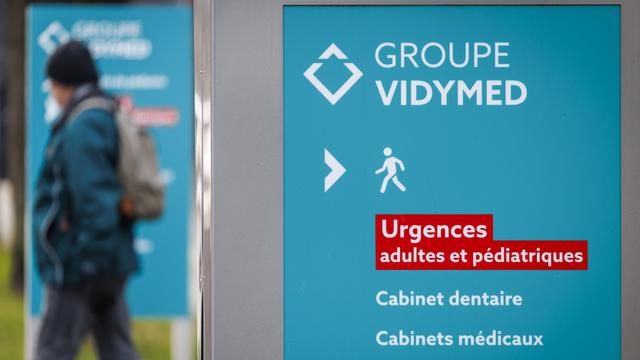 Le groupe médical Vidymed a subi une cyberattaque le 7 décembre 2024. [Keystone - Valentin Flauraud]