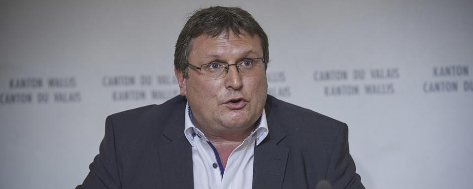 Jean Philippe Lonfat, chef du Service de l'enseignement de l'Etat du Valais. [Keystone - Sedrik Nemeth]