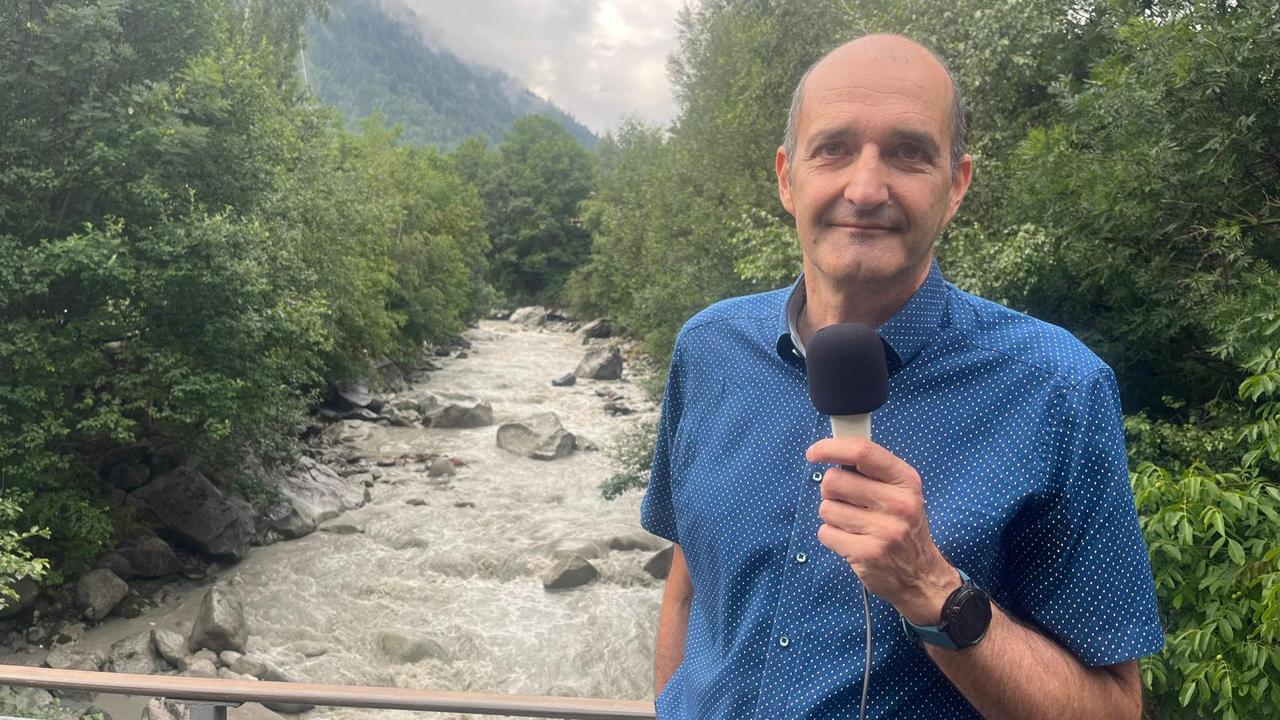 Laurent Horvath est le nouveau délégué de la gestion de l'eau pour le canton du Valais. [RTS - Theo Chavaillaz]
