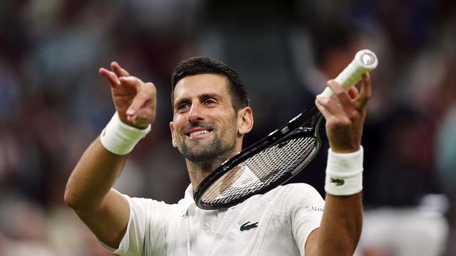 Djokovic a tenu à remettre en place les personnes qui lui ont manqué de respect. [Keystone - Mike Egerton/PA via AP]