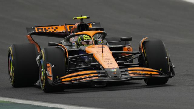 Lando Norris a remporté la course sprint du GP du Brésil. [KEYSTONE - ANDRE PENNER]