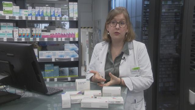 Séverine Mettraux, responsable de la pharmacie du Bourg.