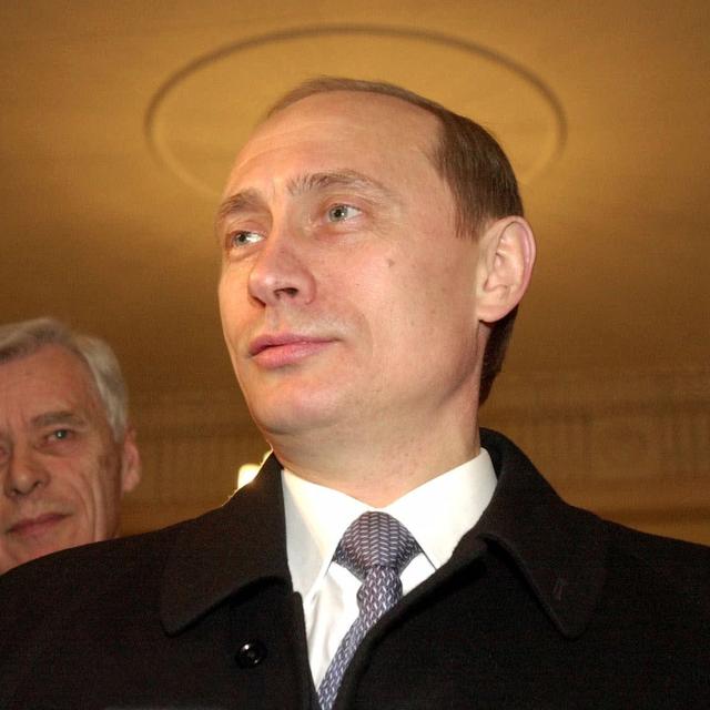 Vladimir Poutine, le jour de son élection le 26 mars 2000. [Keystone - AP Photo/Alexander Zemlianichenko]