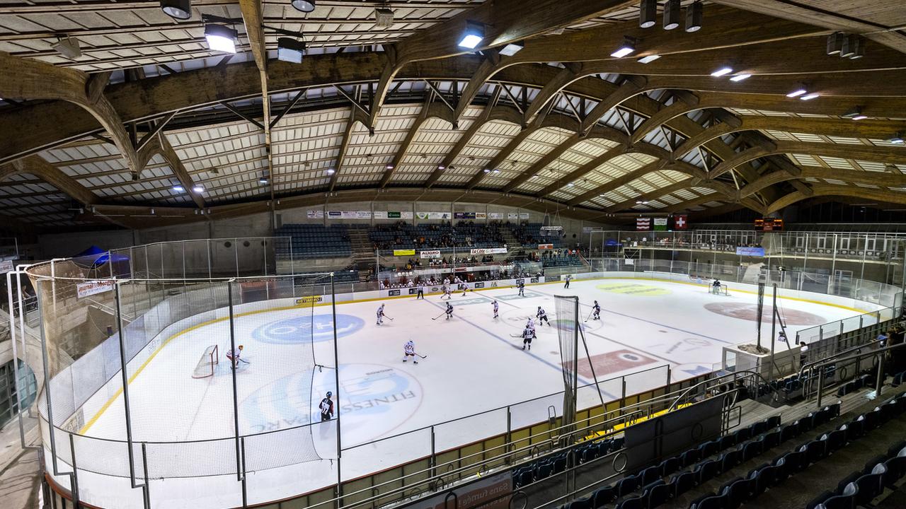 La patinoire des Eaux-Minérales à Morges, photographiée en septembre 2018. [Keystone - Martial Trezzini]