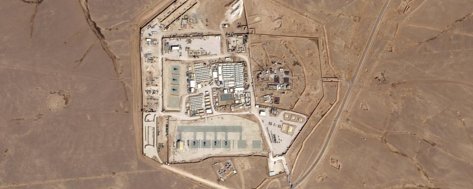 La base militaire américaine attaquée en Jordanie. [Keystone - Planet Labs PBC via AP]