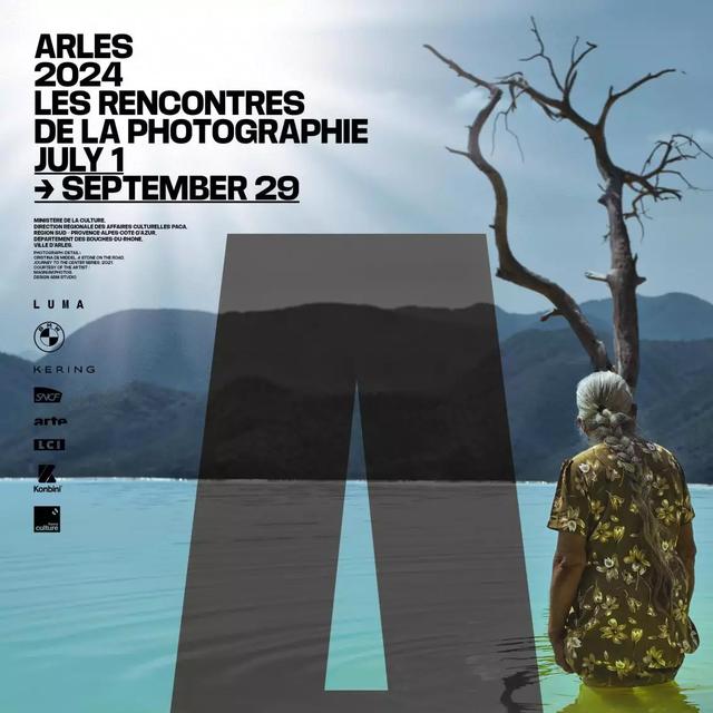 L'affiche des Rencontres de la photographie de Arles 2024.