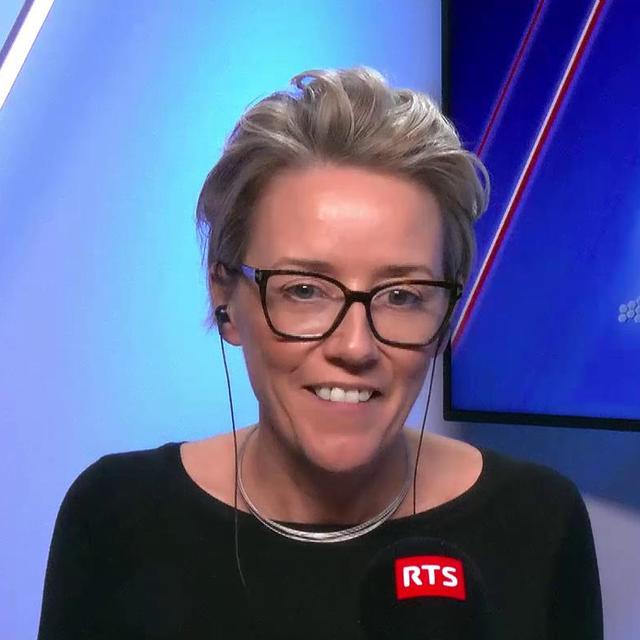 Carole Wittmann, co-fondatrice de l'observatoire des risques psychosociaux et spécialiste de leur prévention. [RTS]